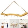 Wall-Mounted Driftwood Hook Wooden Material Hanging Hook Minimalist Key Rack Entryway Storage