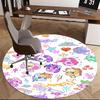 Colorful My Little Pony Chair Mat - Round Carpet for Home Decor, Office Use, Gift Idea, Suitable for Bedroom