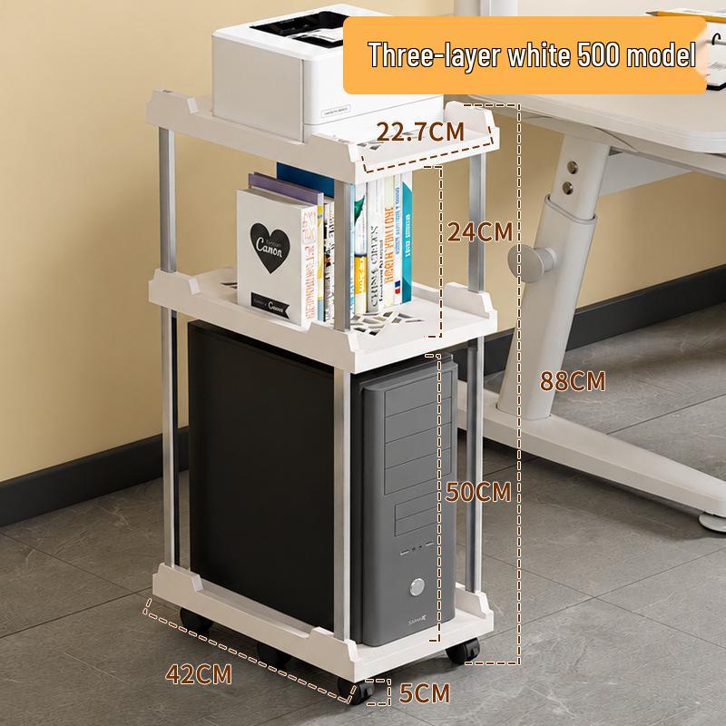 Bewegliches Computergehäuse Desktop-Gehäuse mit Rädern und einziehbarer, verdickter Basis