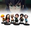 6pcs Slayer Demon Character Pvc Toy Model Desktop Decor Child Christmas Gift