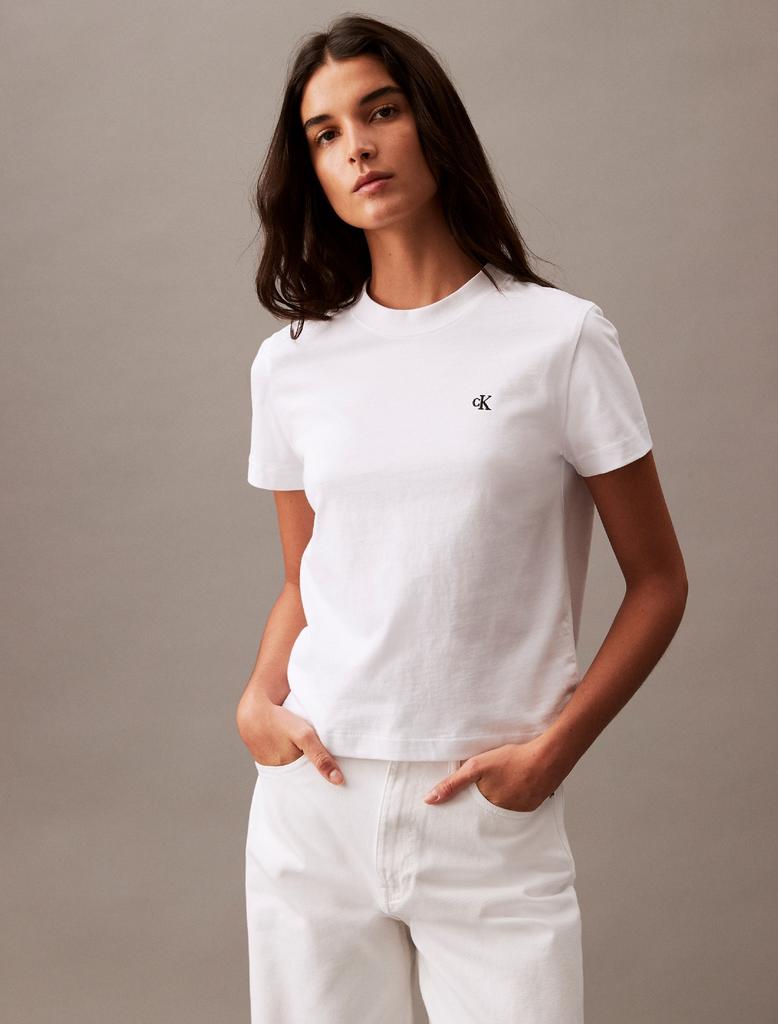 Kaelbinkeullainjin Women'S Relaxed Fit Archive Logo Crew Neck Short Sleeve T-Shirt 40Wh105 Yaa