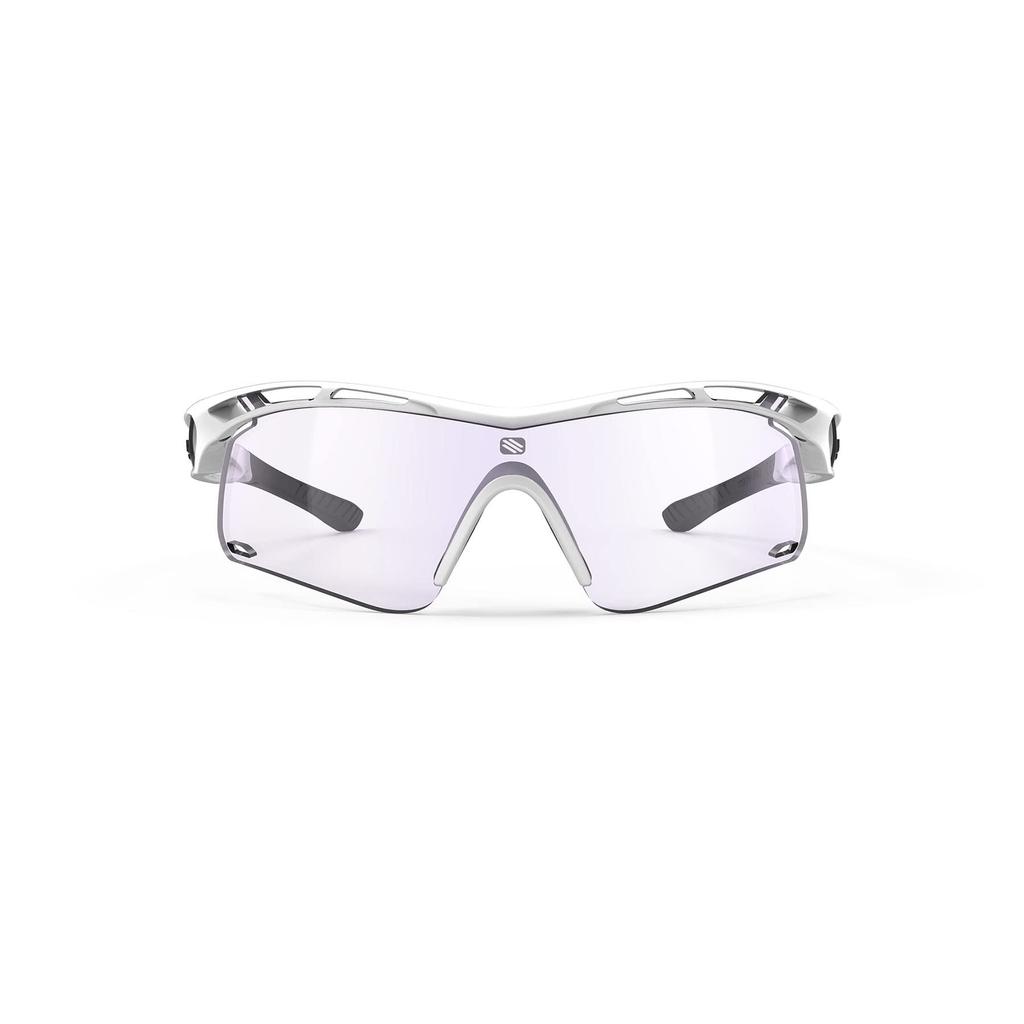 RUDYPROJECT TRALYX SLIM Sports White Photochromic Laser Lens 128mm + Sunglasses, Gloss/impX2 Purple, SP787569-0000, Width