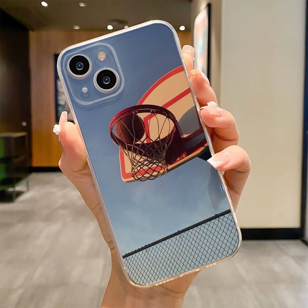 Basketball Basket Phone Case For iPhone 17 16e 16 15 14 13 12 11mini Pro Max X XR XSMAX 8 7 Air Plus Soft Cover
