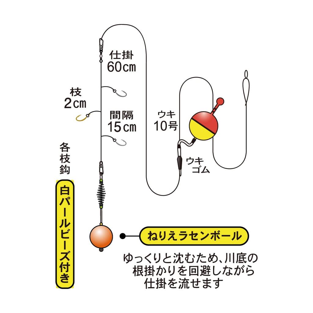 Gamakatsu Small Ayu Perfect Device for River (Small Aji Platinum