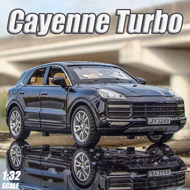 RUM1:32 Scale Porsche Cayenne Alloy Car Model Light & Sound Effect Die Cast Car Model Toys for Boys Toys for Kids Gift for Boys Car for Boys