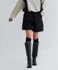 Peulleio Padded Quarter Pants _ Black