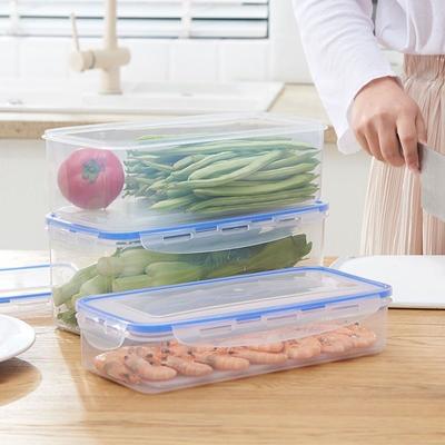 Refrigerator Organizer Stackable Fridge Organizer Vegetable Fruit Storage Containers with Lid Freezer Pantry Kitchen Organizer