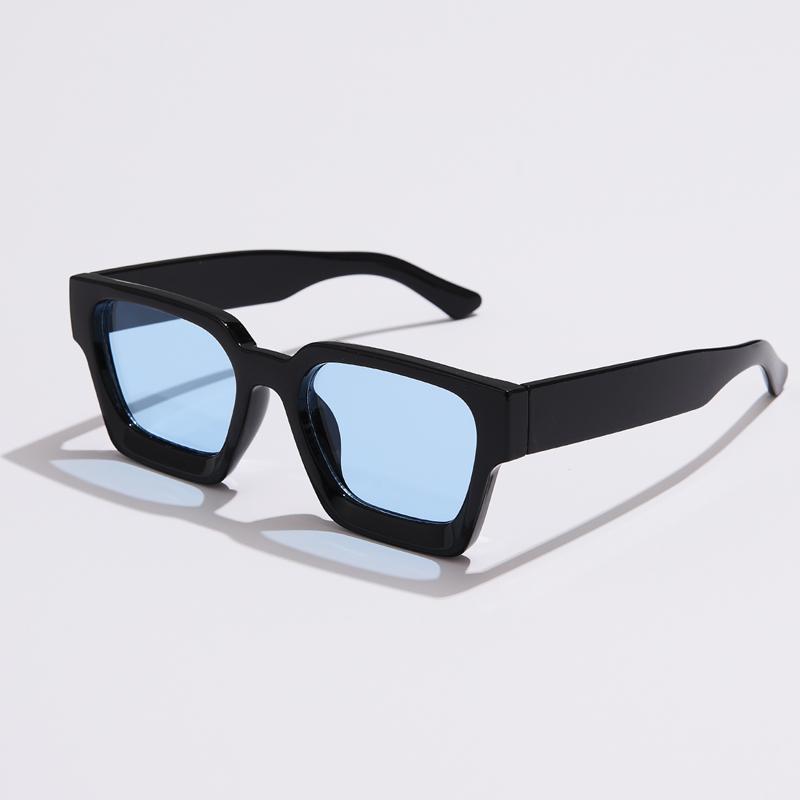 Mode Vintage Marke Quadrat Sonnenbrille Frauen Männer Retro Kleine Schwarze Sonnenbrille Unisex Ins Beliebte Shades Brillen UV400