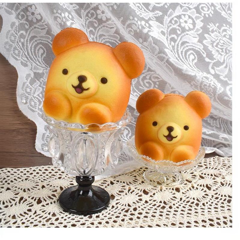 Simulated Bread Kneading Slow Rebound Toy Pu Wet Soft Feel Animal Themed Decompression Stress Relief Toy
