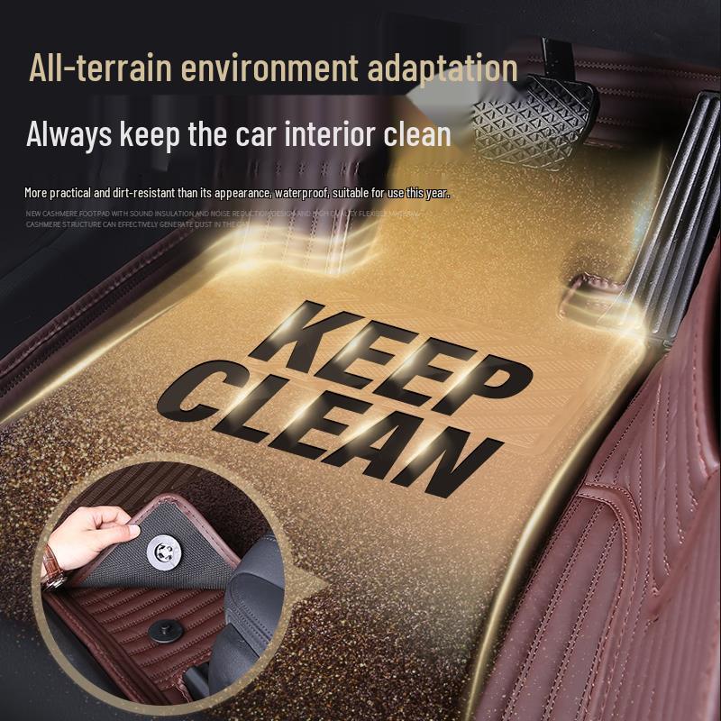 Compatible Car Floor Mats for Jetta VS5 (Models 2019-2023) - Enhanced Double-Layer Design
