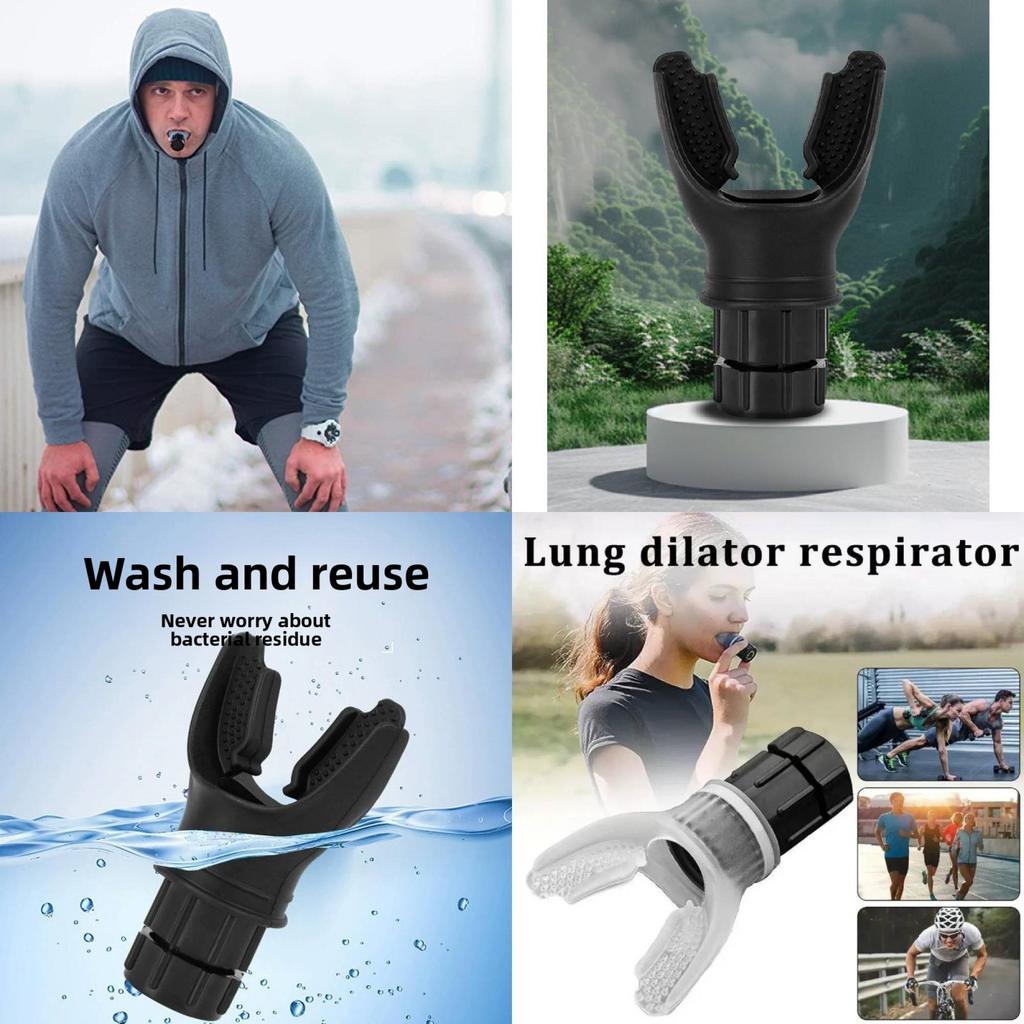 Silicone Breath Training Device For Athletes And Home Workout Routines