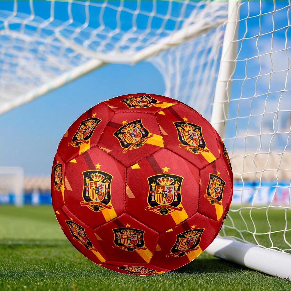 Pau-lo Fc Emblem Printed Size 5 Soccer Balls, Anti-Slip, Protective Football, Outdoor Sport, a Unique Gift Suitable for him/her, Birthday