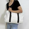 Large Capaci Oulder Bag Sports Fitn Travel Tote Bag Bla Polka Dot Crossbody Faionable Trendy Youth Travel Bag