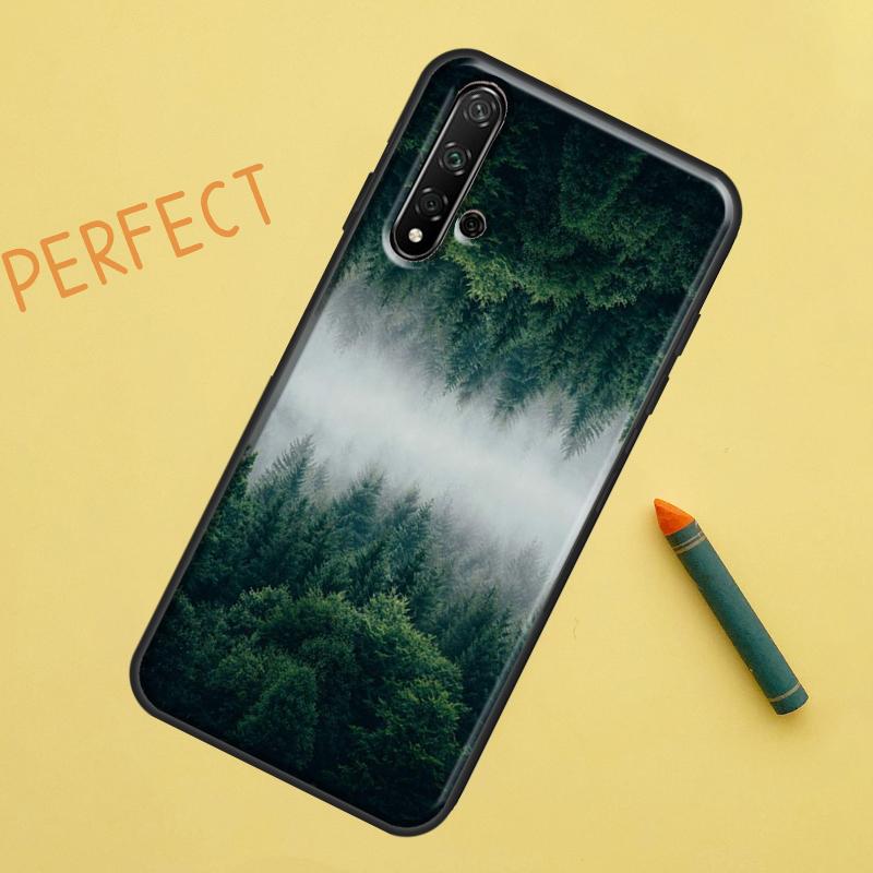 Beautiful Mountain Forest Nature For Huawei Nova 10 9 SE 11 Pro 12i 11i 8i Y60 Y70 Y90 Y61 Y91 Y72 Y73 P20 P40 P30 Lite Case