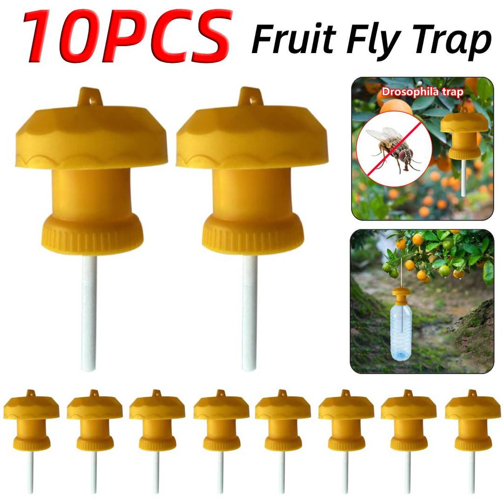 10PCS Suspended Fruit Fly Trap Insect Pest Attractant Pest Control Trap Farm Orchard Vegetable Garden Fruit Protection Accessory