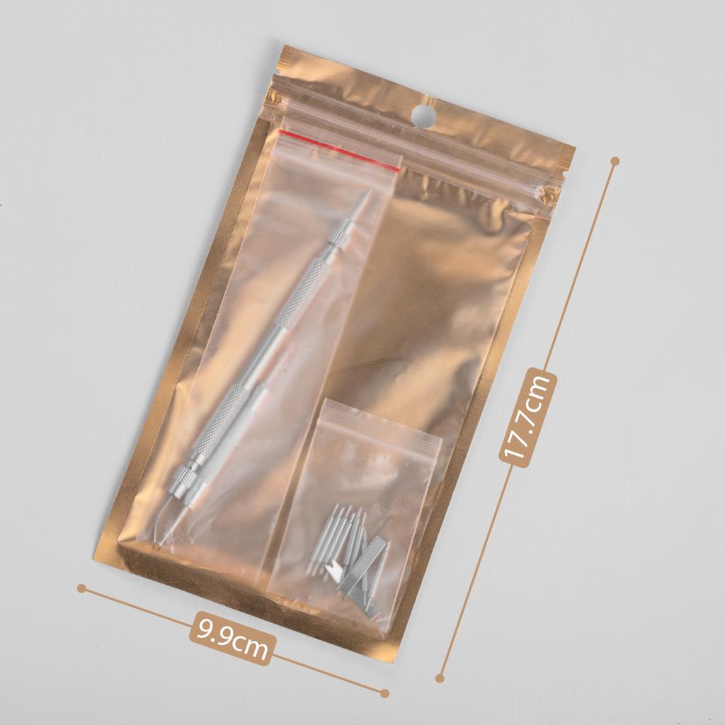 Watch repair tool, double headed disassembly watch strap fork tool, 12 piece tool set for adjusting and removing watch lugs