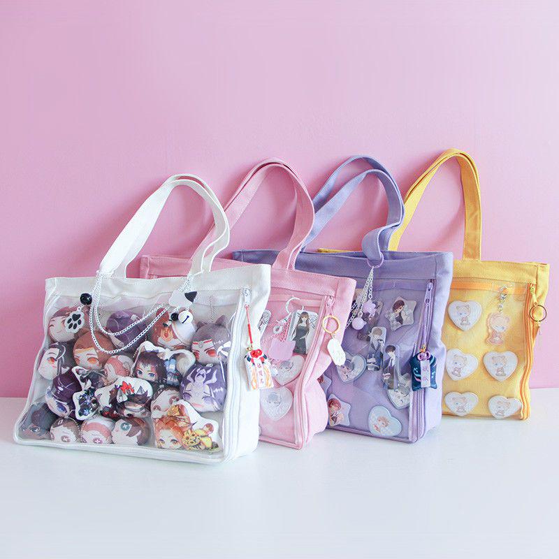 Elegant Japanese Sweet Lolita Harajuku Canvas Handbag For Cosplay Girls Jk Itabag