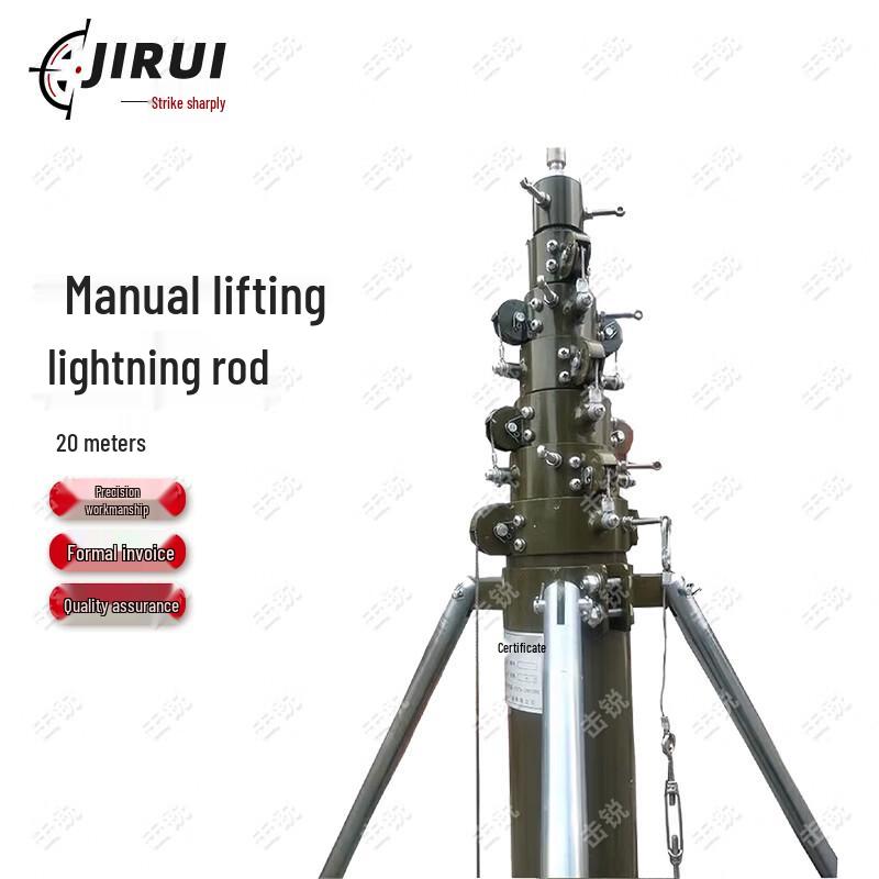 Jirui Manual Portable Lifting Lightning Rod