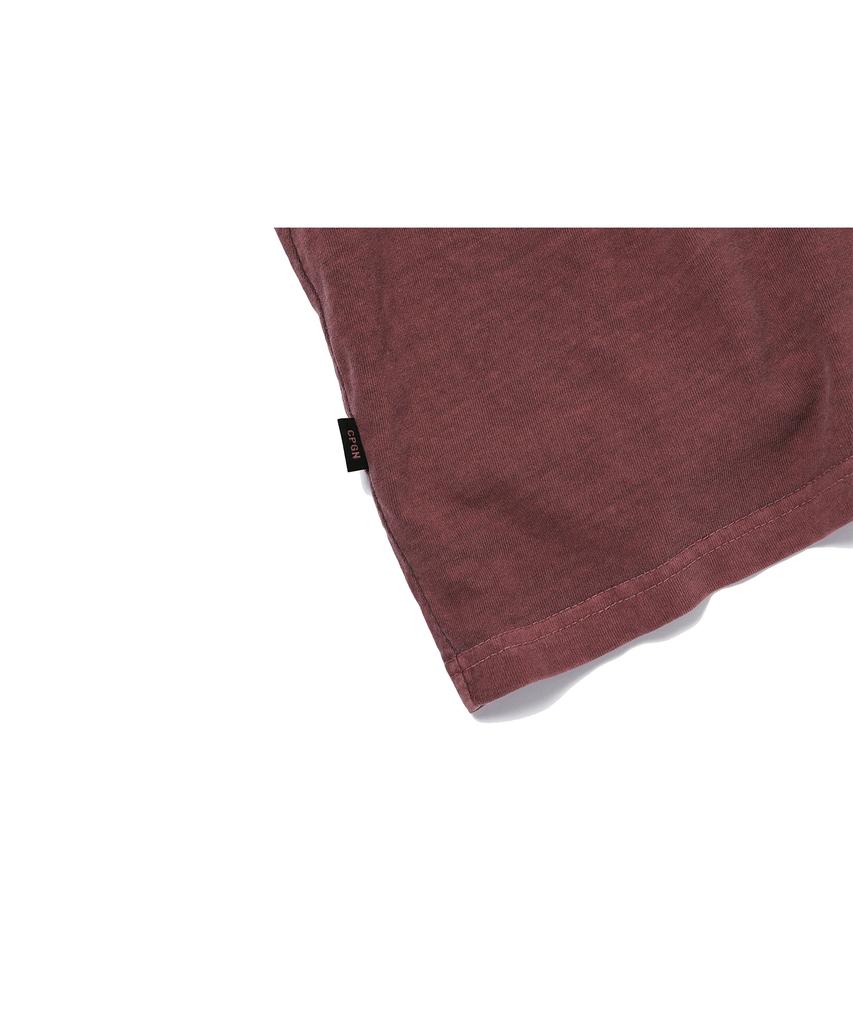 CPGN STUDIO Don'T Cry Teddy Pigment Short Sleeve T-Shirt Dusty Pink