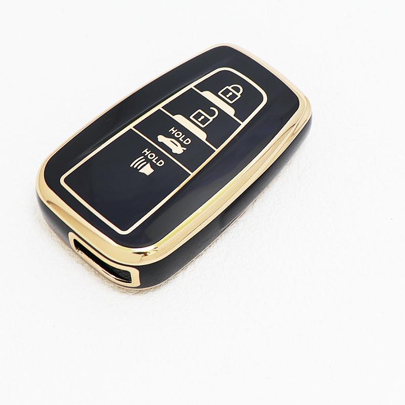 Auto Keyless Protector Keychain For Toyota Chr Rav4 Prado Prius Camry Corolla C-Hr Auto Tpu Car Key Cover Case Accessories