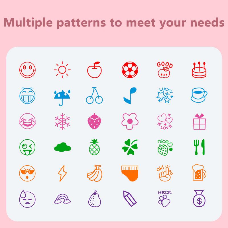 1 Set Scrapbooking Stationery Accessories Kawaii Stamps Decorative Stamps For Arts Diy Crafts Album Journal Planner