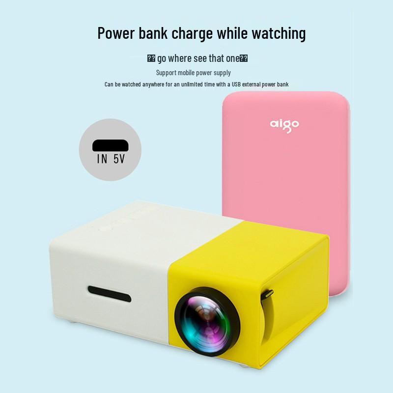 2025 Mini Home Projector with Screen for Mobile Phones, Dorms, Bedrooms, and Students