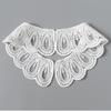 White Neckline Lace Collar Craft Sewing Fabric Venise Motif Applique Trims DIY Craft