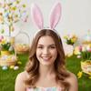 Sequin Bunny Ears Headband Cartoon Rabbit Ear Hairband Simple Easter Bunny Headband  Girl