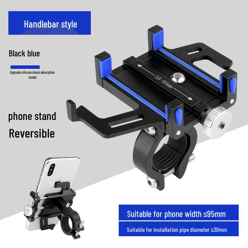 Aluminum Alloy Shockproof Five-Claw Phone Holder for Bikes and Motorcycles