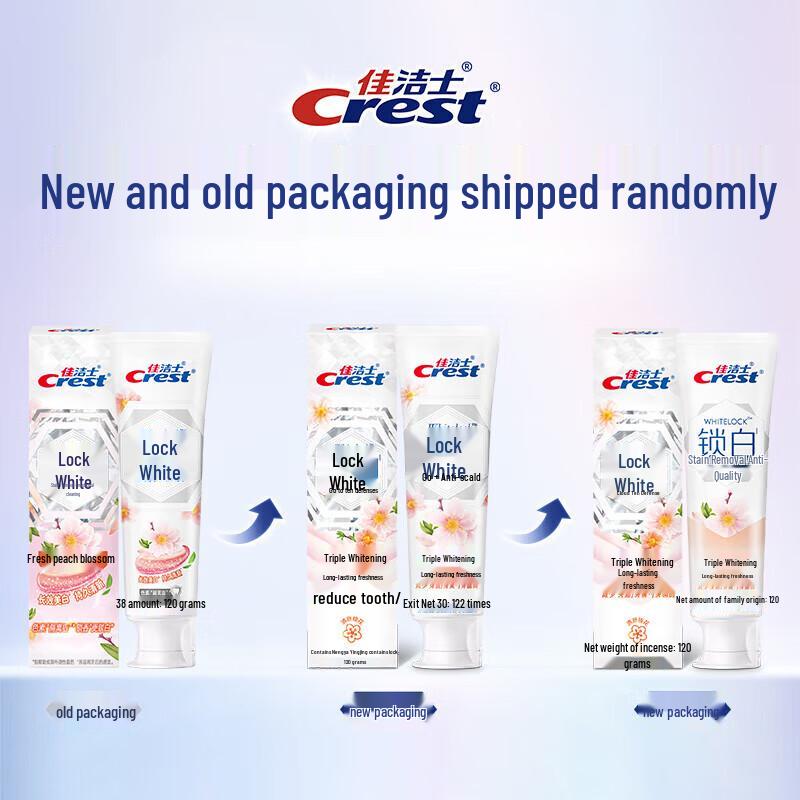 Crest Peach Blossom Scent Whitening Toothpaste
