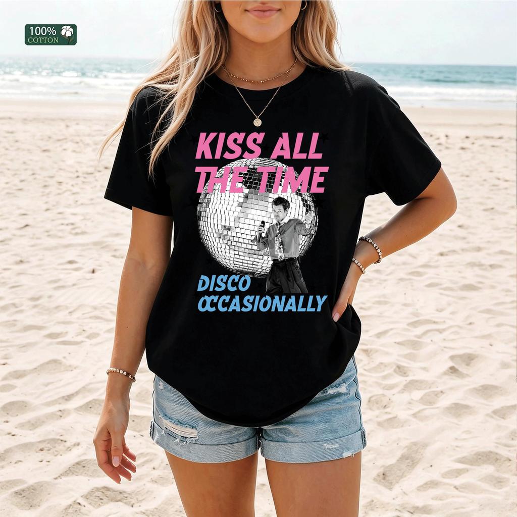 Harry Styles Shirt 2026 Tour Vintage Shirt,Kiss All The Time Concert Tee, HS 2026 World Tour Hoodie, Music Festival Outfit