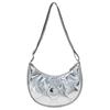 MLB Solid Color Shoulder Bag Women's Silver/Ivory Casual 7ACRMD75N