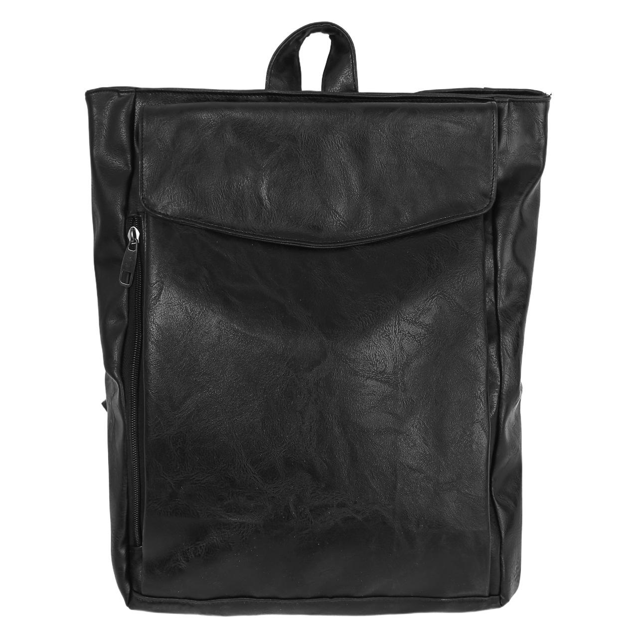 

Retro Backpack, Men s Bag, Casual Commuting Computer Backpack, Schoolbag, Simple and Fashionable Travel Bag One Size чорний