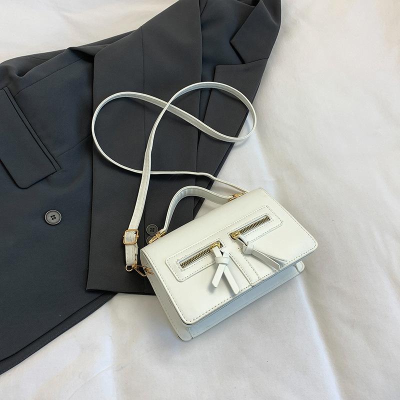 One Shoulder Messenger Bag Niche Design Beautiful Autumn New Simple Retro Portable Women's Small Square Bag