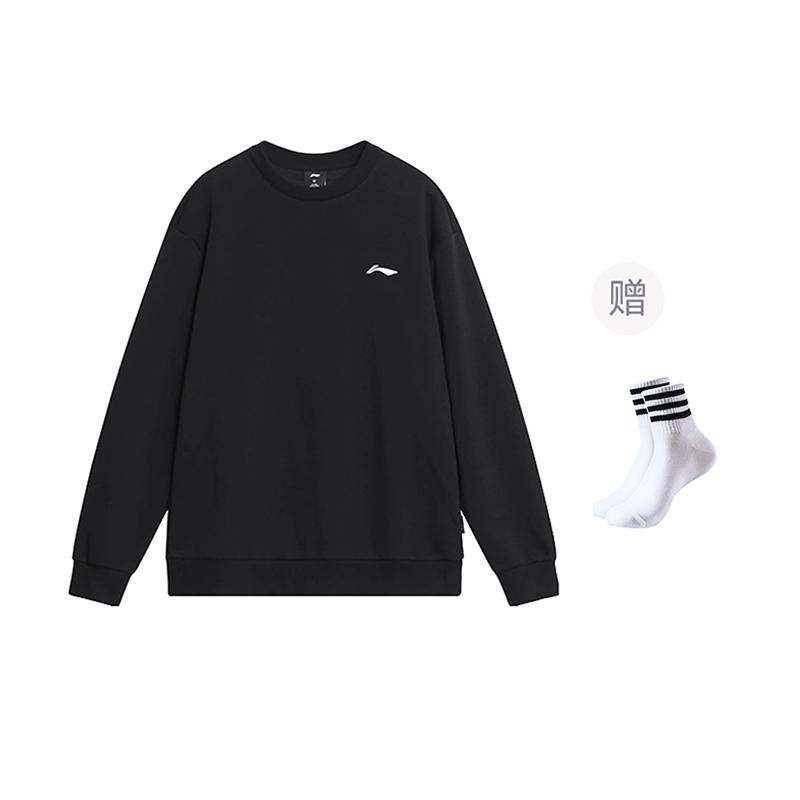 Li Ning Sweatshirts Men's Crew Neck Moderate Regular AWDTD81-1