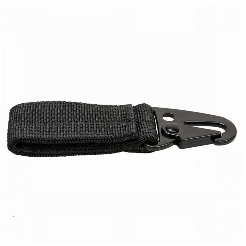 Tactically Belt Hanging Carabiners Hook Nylon Webbing Buckle Strap Belt Clip