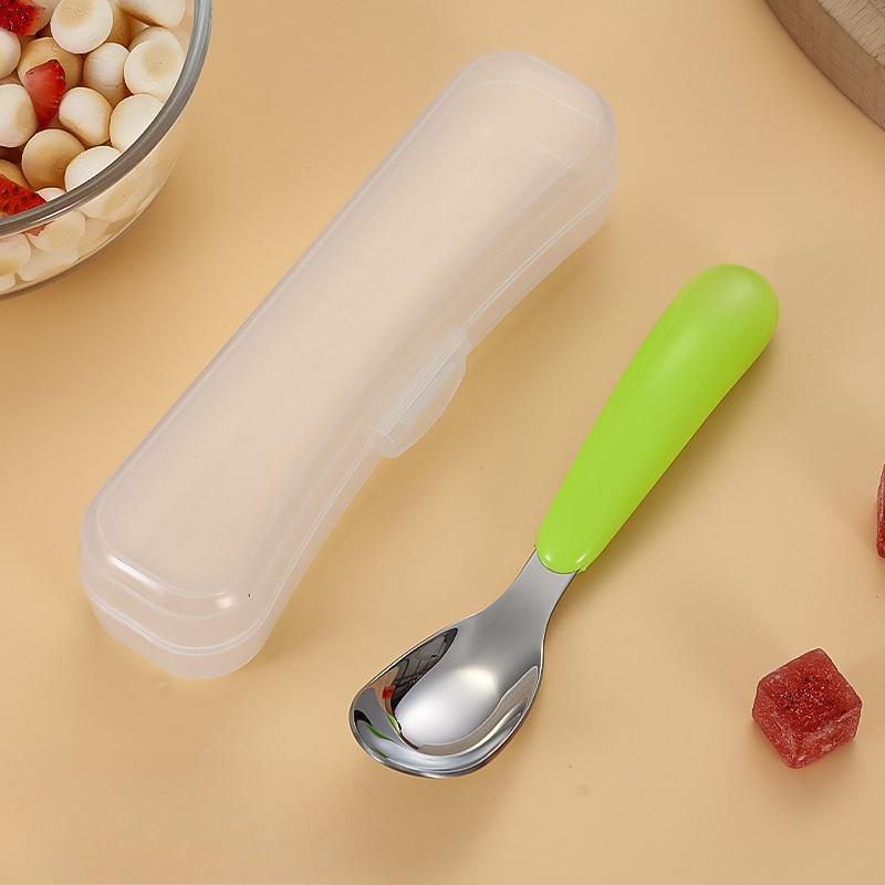 

Детские ложки, Ложки-сокровища для детского питания, Бытовые ложки из нержавеющей стали, устойчивые к высоким температурам и защищающие от ожогов