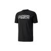 Puma Rebel Camo T Shirts Unisex Black Crew Neck Moderate Straight Fit 582781-01