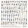 100pcs Kawaii Stationery Stickers Non-definitional Romance DIY Craft Scrapbooking Album Junk Journal Happy Planner Diary