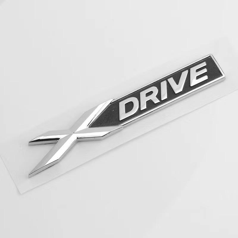 3D ABS Car XDrive Logo Rear Trunk Fender Emblem Badge Decals Styling Sticker For BMW X1 X3 X4 X5 X6 X7 E84 F48 F25 G01 F15 E71