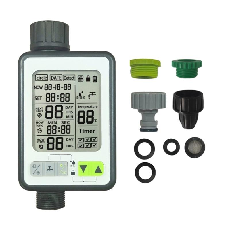 

Water Timer,Sprinkler Timer Programmable with Rain Sensors Garden Hose Timer Outdoor Watering System Irrigation Timer 1