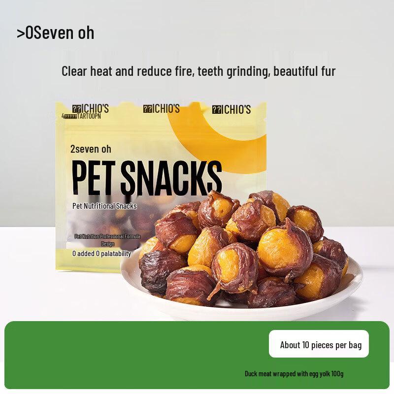 

Qio Dog Training Treats with Duck & Egg Yolk