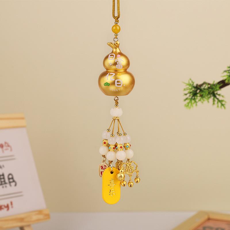 Car Pendant With Resin Material And Beaded Design For Interior Decoration