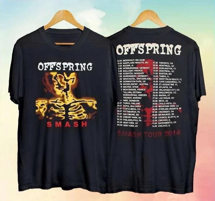 Футболка с коротким рукавом The Offspring Smash Tour 2014 Унисекс XXL