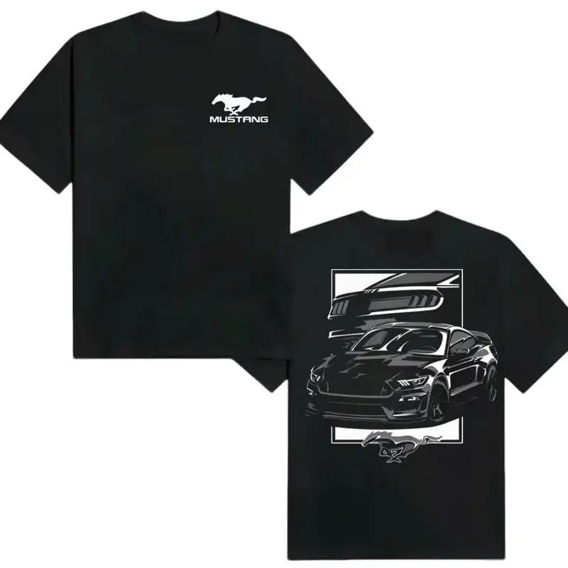 Camiseta S550 Mustang GT, Regalo de Cumpleaños Para Fan de Coches, Camiseta Básica de Algodón Para Fan de Coches