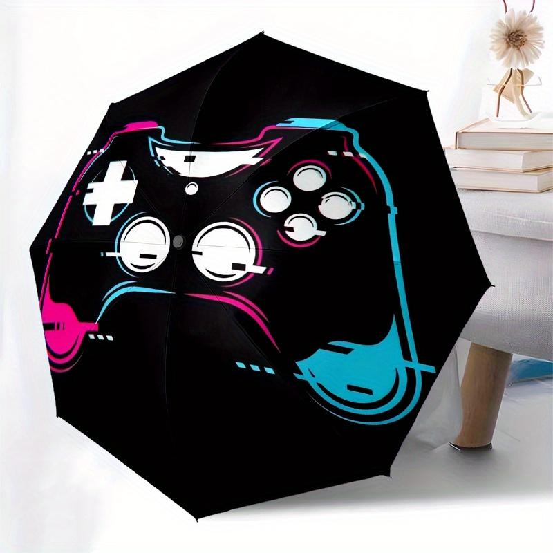 Gaming, Controller themed Eight rib Automatic Folding Umbrella Is Suitable for Both Men and Women, Making It A Perfect Christmas and Valenti
