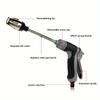 1PC Versatile High-Pressure Car & Garden Water Sprayer - Extendable Nozzle, Efficient Cleaning & Watering Tool