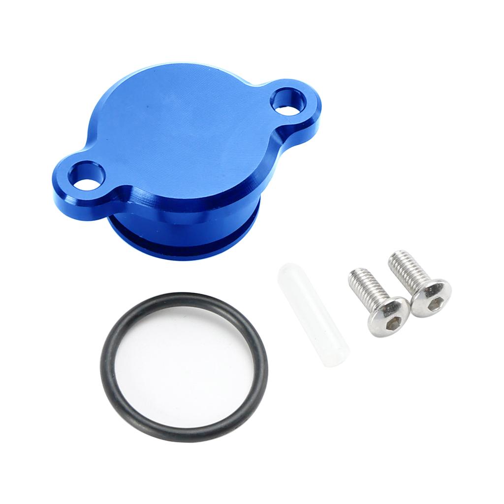 Oil Injection Pump Delete Block Off Plug For YAMAHA PW50 PW80 ALL Blue