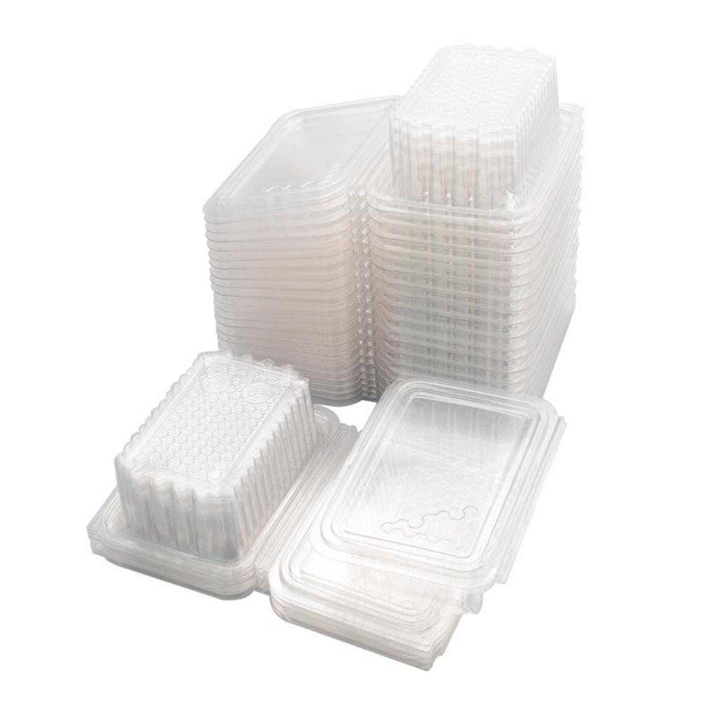 Comb Honey Cutter With Storage Box Stainless Steel Comb Honey Harvester with 10 Plastic Boxes for Beekeeping Enthusiasts
