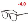 Sun Photochromic Lenses Finished Myopia Glasses For Unisex Retro Wood Color Chameleon Nearsighted Eyewear 0 -1.0 -1.5 -To -4.0